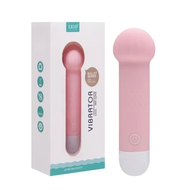 Vibrador Mini Cogumelo Recarregável  - 1