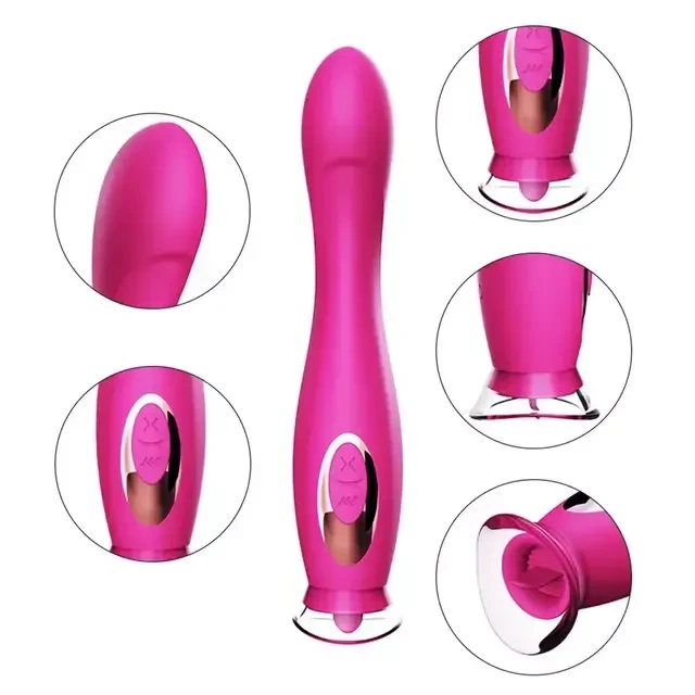 Vibrador com Língua Estimuladora Recarregável  - 2