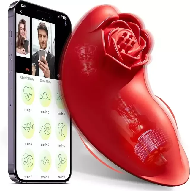 Vibrador de Calcinha Por APP Recarregável  - 1