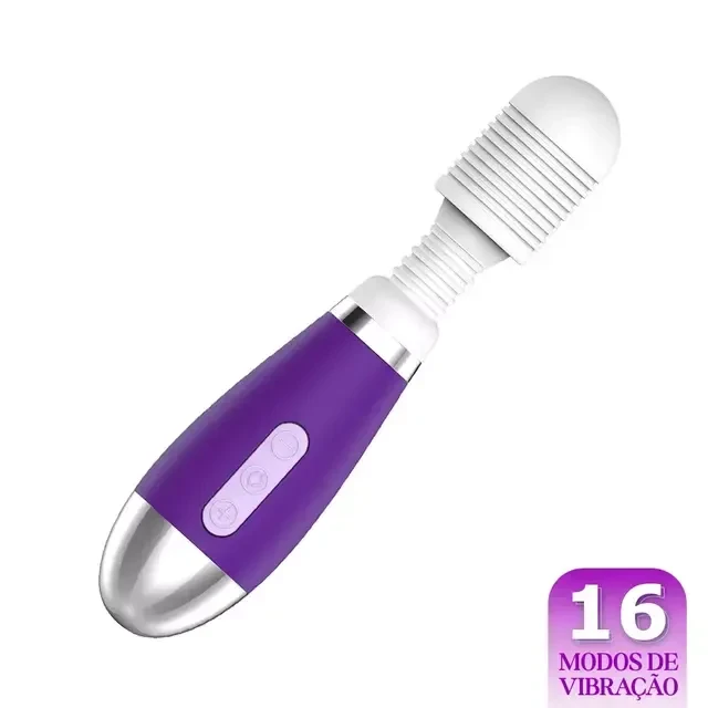 Vibrador Varinha Mágica Recarregável  - 2