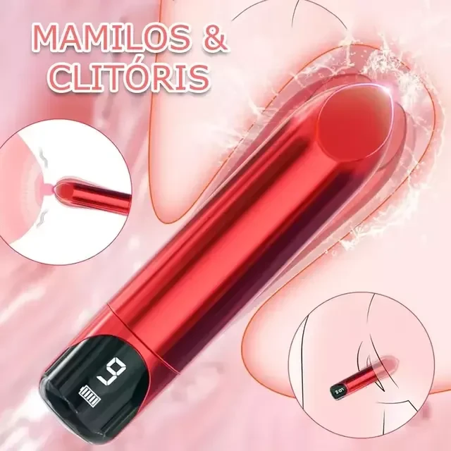 Vibrador Mini Bullet Recarregável  - 4
