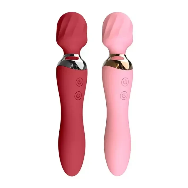 Vibrador Varinha Mágica Vinho Recarregavel  - 1