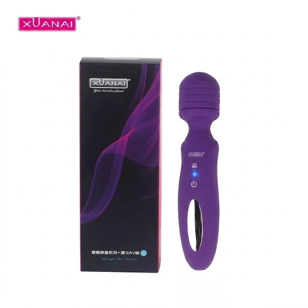 Vibrador Varinha Mágica Recarregavel Roxo  - 1