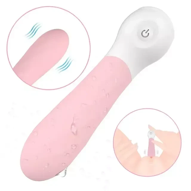 Vibrador Bullet Texturizado Recarregável Rosa  - 2
