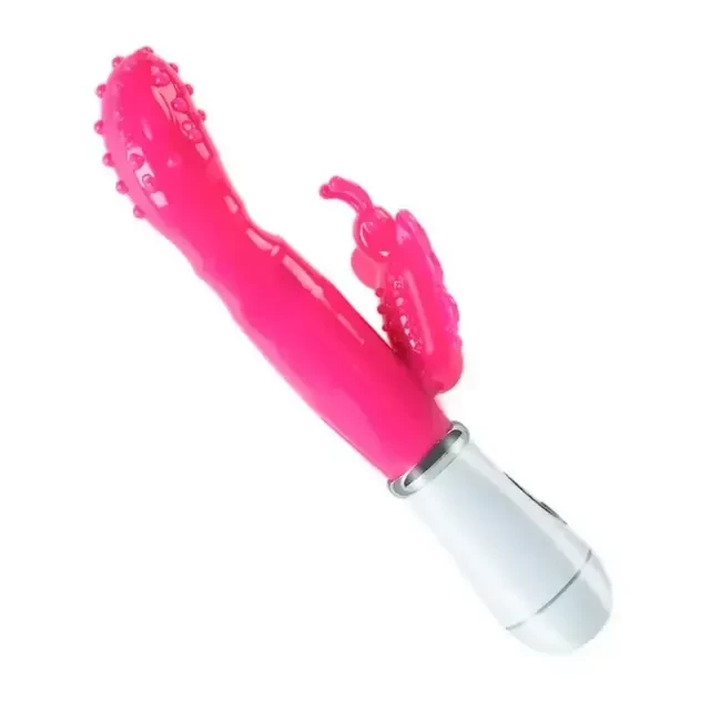 Vibrador em Silicone Jelly Butterfly a Pilha  - 2