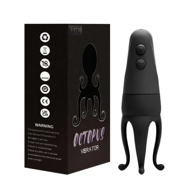 Vibrador Octopus Recarregável  - 1