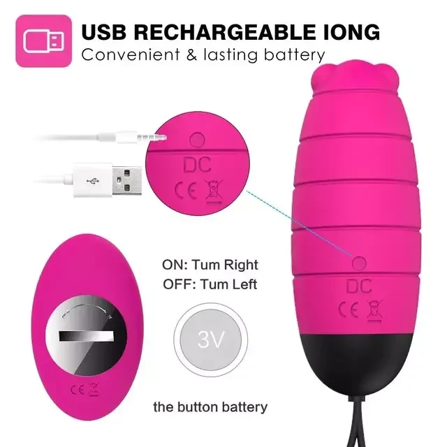 Vibrador Bullet com Controle Recarregavel  - 5