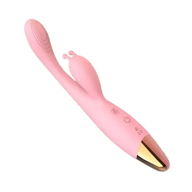 Vibrador com Estimulador de Clitoris Recarregável  - 2