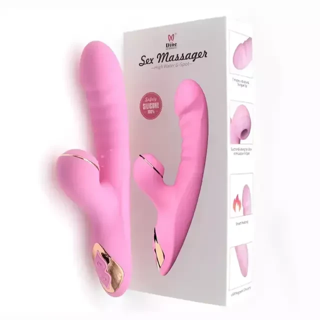 Vibrador com Sucção Recarregável  - 1