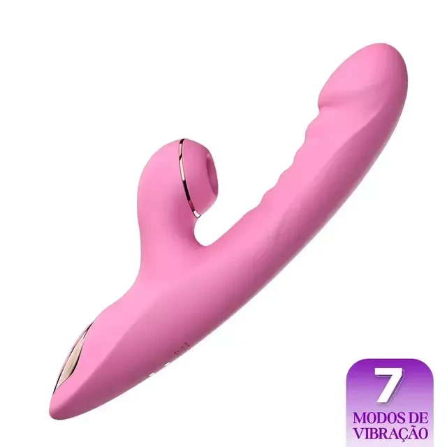 Vibrador com Sucção Recarregável  - 5