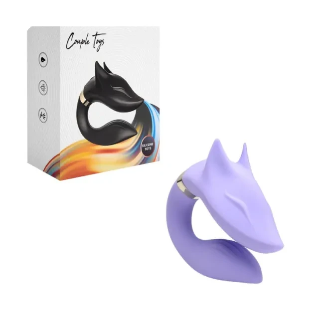 Vibrador de Casal Fox com Controle Recarregavel  - 1