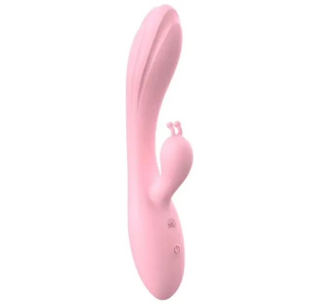 Vibrador com Estimulador de Clitoris Recarregável  - 1