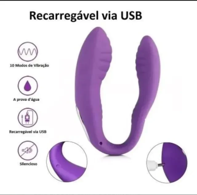 Vibrador de Casal com Controle Recarregavel  - 5