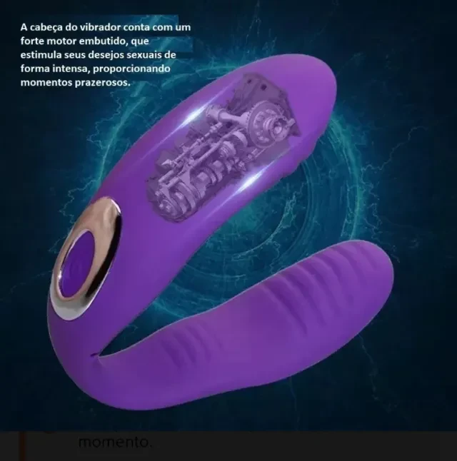 Vibrador de Casal com Controle Recarregavel  - 8