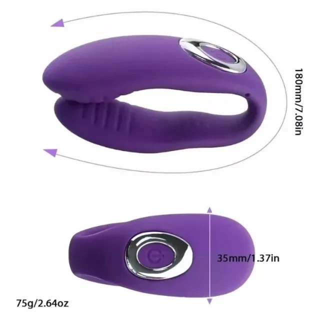 Vibrador de Casal com Controle Recarregavel  - 11