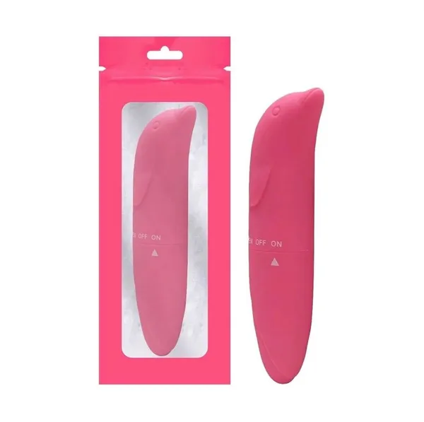 Vibrador Golfinho SI Pink Acompanha Pilha