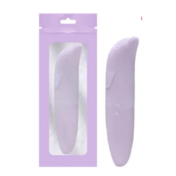 Vibrador Golfinho SI Lilas Acompanha Pilha 
