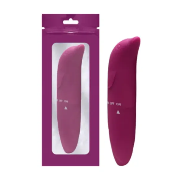 Vibrador Golfinho SI Magenta Acompanha Pilha  
