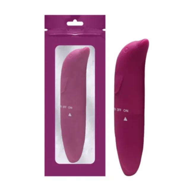 Vibrador Golfinho SI Magenta Acompanha Pilha   - 1