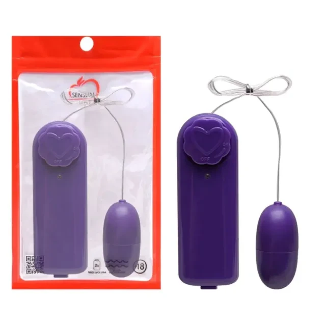 Vibrador Bullet a Pilha Roxo  - 1