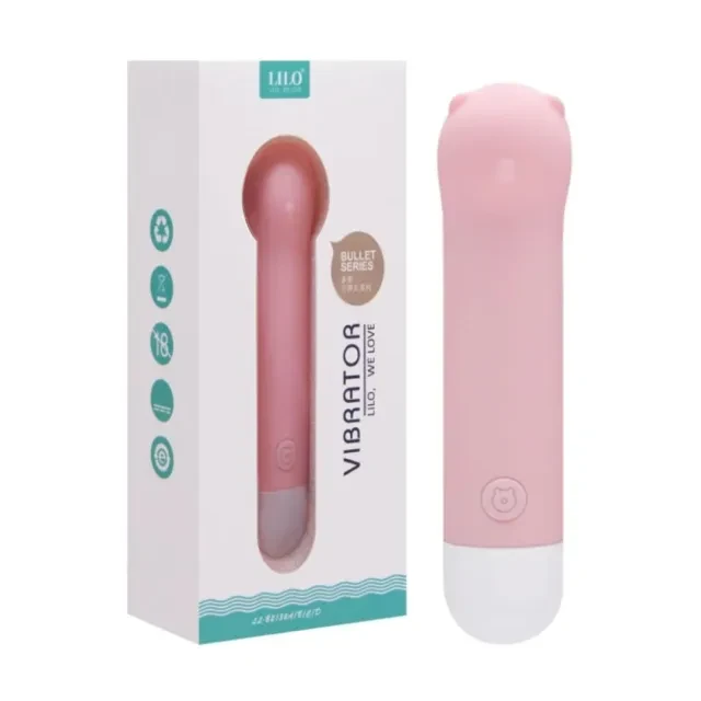 Vibrador Mini Bullet Urso Recarregável  - 1