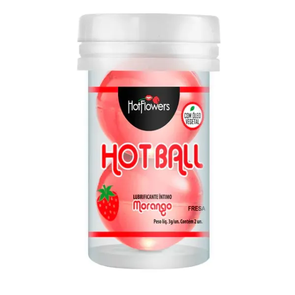 Hot Ball Beijável Morango 