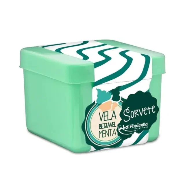 Vela Gelada Beijável Menta 50g - 2