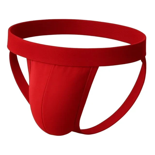 Cueca Jockstrap Vermelha Veste do P ao G   - 1