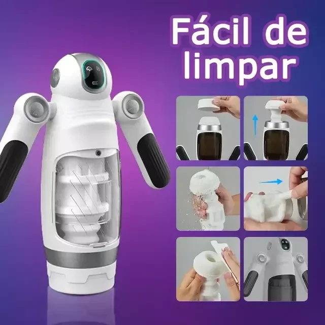 Masturbador Robô Recarregável  - 3