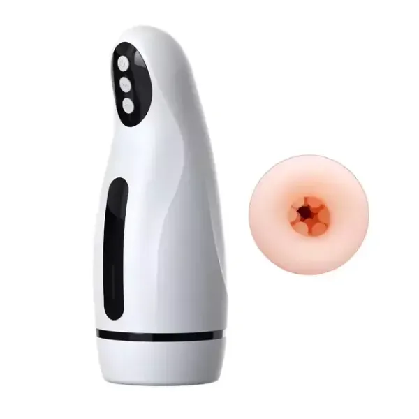 Masturbador com Vibro e Sucção Recarregável 