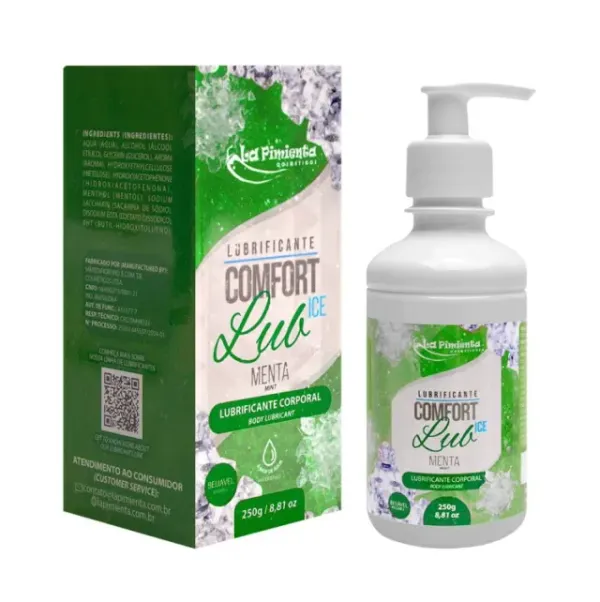 Lubrificante Beijável Ice ❄️ Menta  250g 