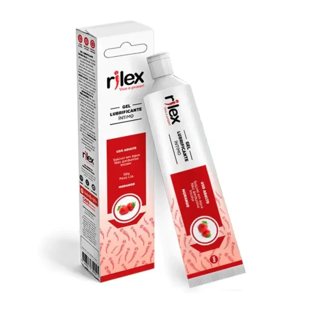 Lubrificante Rilex Aromatizado Morango  50g  - 1
