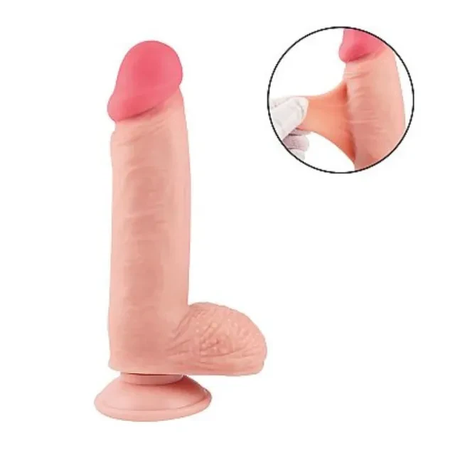 Penis Realístico com Dupla Camada 22,8 x 4,0 cm - 1