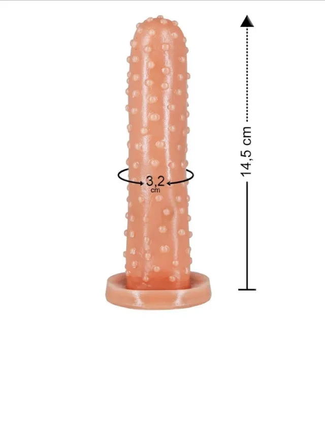 Prótese Maciça Massageadora 14,6 x 3,2 cm - 2