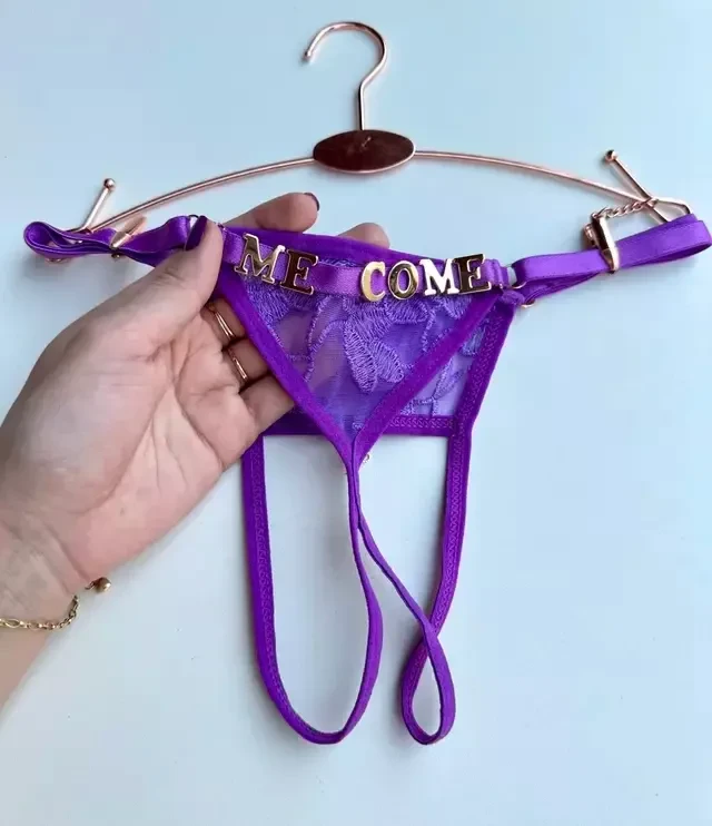 Calcinha Secretária Pétala Personalizável Regulável do P ao G - 1
