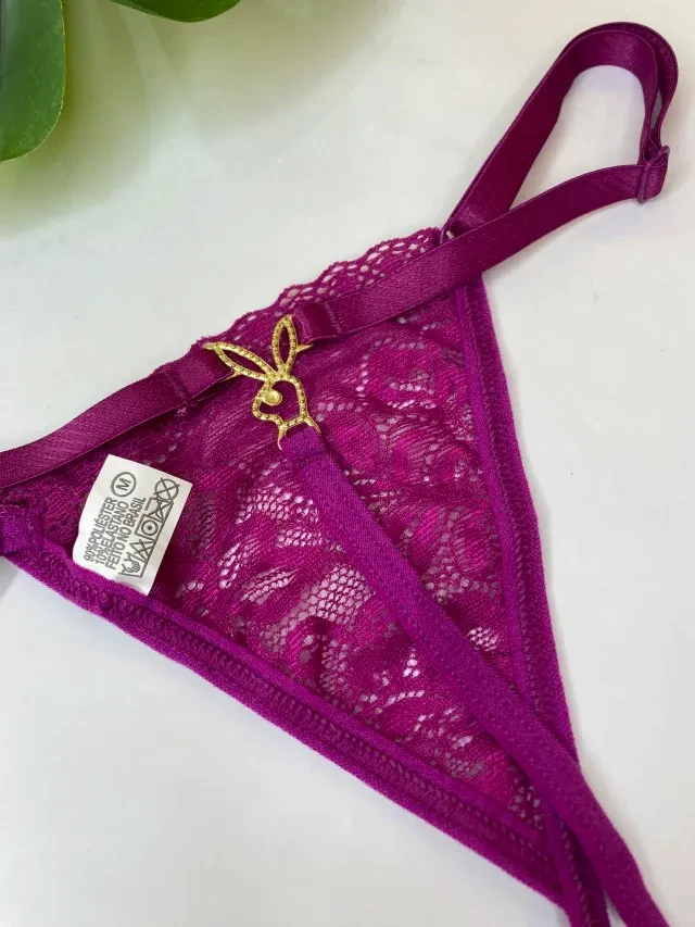 Calcinha Playboy Odalisca Regulável do P ao G - 1