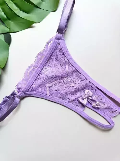 Calcinha Apressadinha Lavanda Regulável do P ao G  - 1
