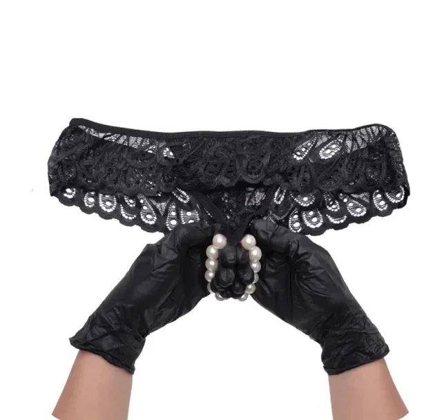 Calcinha Tailandesa com Algema Preta  Veste do P ao G  - 4