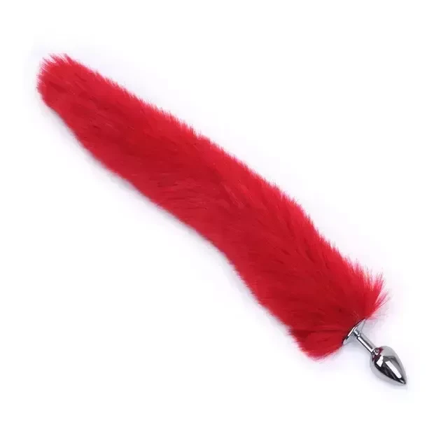 Plug P com Calda  Vermelho - 1