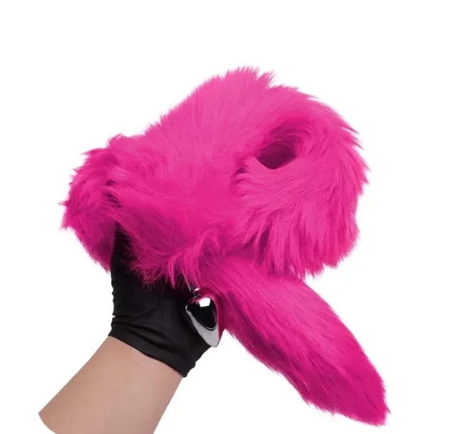 Plug  P com Calda Pink 81cm - 2