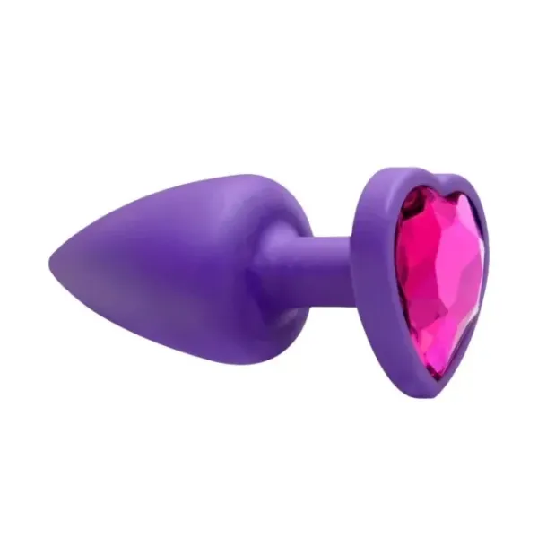Plug P em ABS  Roxo Pedra Pink
