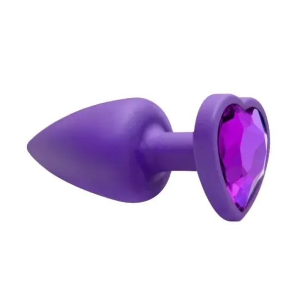 Plug P em ABS Roxo Pedra Roxa