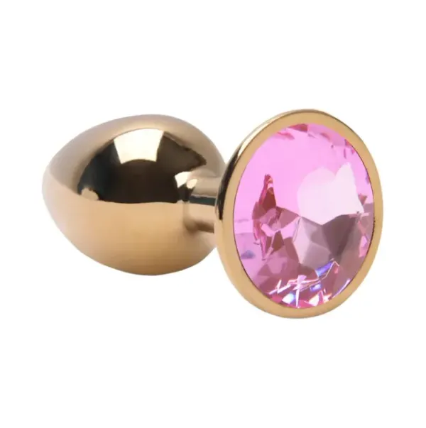 Plug P Dourado  Rosa 