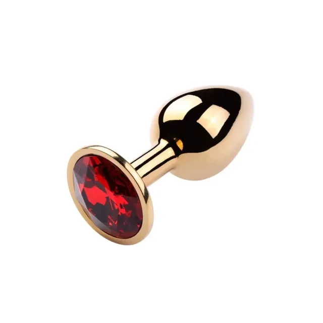 Plug P  Dourado  Vermelho  - 1