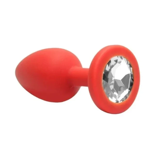 Plug M Silicone Vermelho - 1