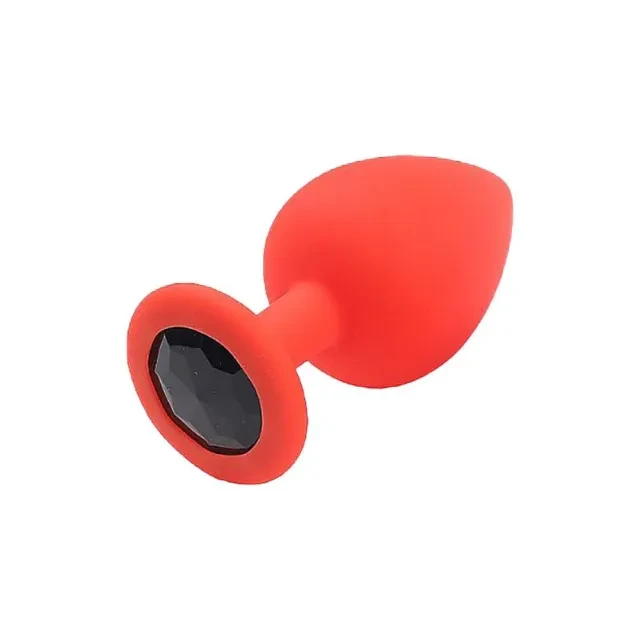 Plug M Silicone Vermelho  - 1