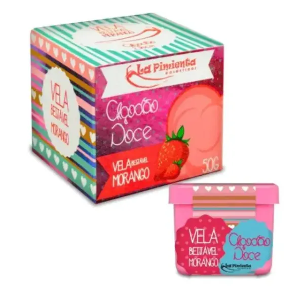Vela Beijavel Hot Morango 50g