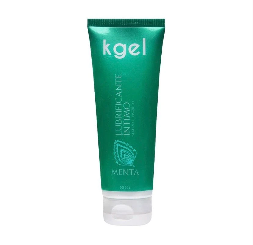 Lubrificante Aromatizado kgel Menta  80g  - 1