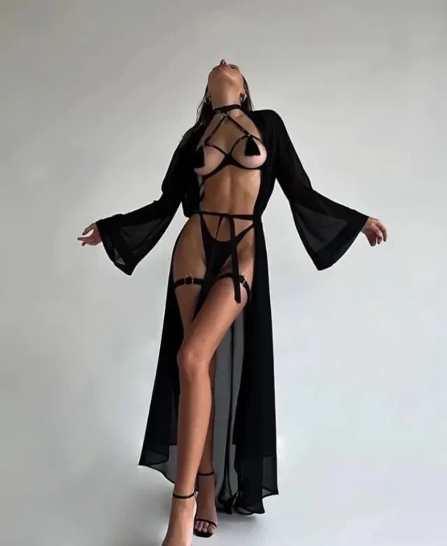 Conjunto Elvira com Algemas VESTE P ao G - 4