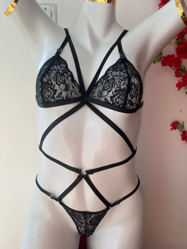 Body Esmeralda Preto TAM P - 1